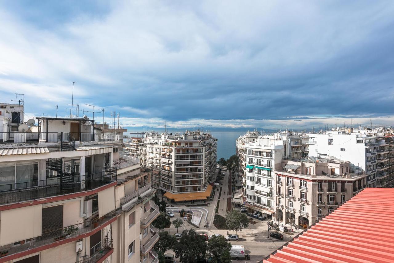 Ferienwohnung Penthouse Level 9, Nilie Hospitality Mgmt Thessaloniki Exterior foto
